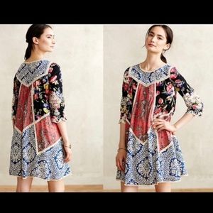 Anthropologie Vanessa Virginia Inez Swing dress